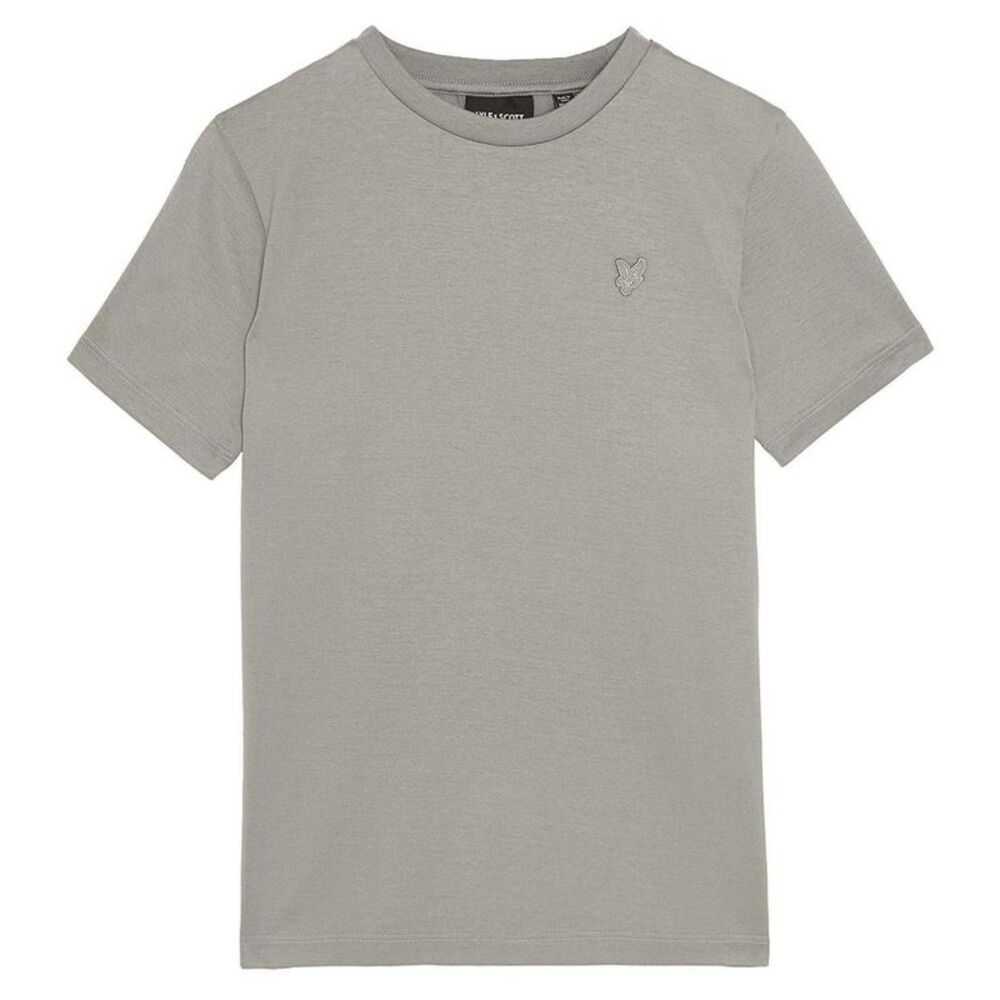 Lyle & Scott Childrens/Kids Tonal Embroidered T-Shirt / Sharkskin